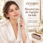 Aparat facial cu radiofrecvență ZEIMIRO by Rapaz 3 în 1, EMS și fototerapie, auriu - imagine 2