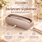 Aparat facial cu radiofrecvență ZEIMIRO by Rapaz 3 în 1, EMS și fototerapie, auriu - imagine 9