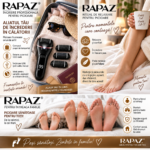 Pilă electrică pentru picioare RAPAZ RPZ-59, IPX7, 3 role, negru - imagine 9
