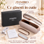 Aparat facial cu radiofrecvență ZEIMIRO by Rapaz 3 în 1, EMS și fototerapie, auriu - imagine 10