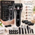 Pilă electrică pentru picioare RAPAZ RPZ-59, IPX7, 3 role, negru - imagine 5