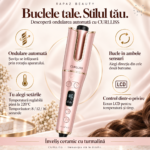 Ondulator automat pentru păr Curlliss Rapaz RPZ-56, 45 W, roz - imagine 9