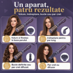 Perie rotativă cu aer cald Enzo Professional 5 în 1, 1500 W, mov - imagine 5