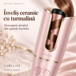 Ondulator automat pentru păr Curlliss Rapaz RPZ-56, 45 W, roz - imagine 5