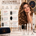 Set de coafat 8 în 1 LUMNEEA by Rapaz Trend RPZ, 1400 W, Champagne Gold - imagine 3