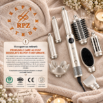 Set de coafat 8 în 1 LUMNEEA by Rapaz Trend RPZ, 1400 W, Champagne Gold - imagine 8