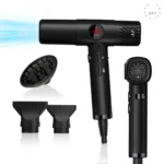 Uscător de păr cu motor brushless RPZ AirPRO, 1800 W, 110.000 RPM, negru