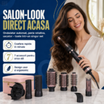 Set de coafat 7 în 1 Enzo Rapaz EN-760, 1500 W, perie rotativă, negru - imagine 8