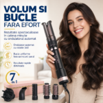 Set de coafat 7 în 1 Enzo Rapaz EN-760, 1500 W, perie rotativă, negru - imagine 5