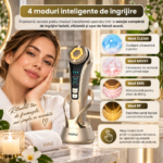 Aparat facial 6 în 1 RAPAZ MR-168, RF, EMS și fototerapie, auriu - imagine 10