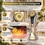 Aparat facial 6 în 1 RAPAZ MR-168, RF, EMS și fototerapie, auriu - imagine 2