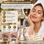 Aparat facial 6 în 1 RAPAZ MR-168, RF, EMS și fototerapie, auriu - imagine 7