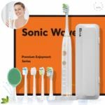 Periuță de dinți electrică sonică RAPAZ SmilePro V8 PRO, 15 moduri, albă, RPZ-76