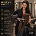Placă de îndreptat cu aer SHINE AIR Rapaz RPZ-44, 1500 W, mov - imagine 2