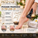 Set 3 role abrazive de schimb RAPAZ®, pentru pila electrica de picioare RPZ-59, fina/medie/dura, calcaie, talpi si calus, negru - imagine 5
